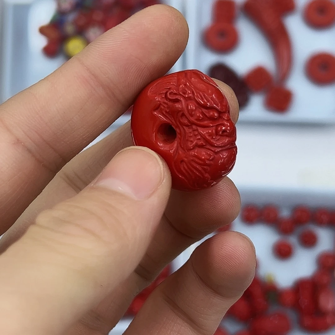 天然辰砂朱砂吊坠