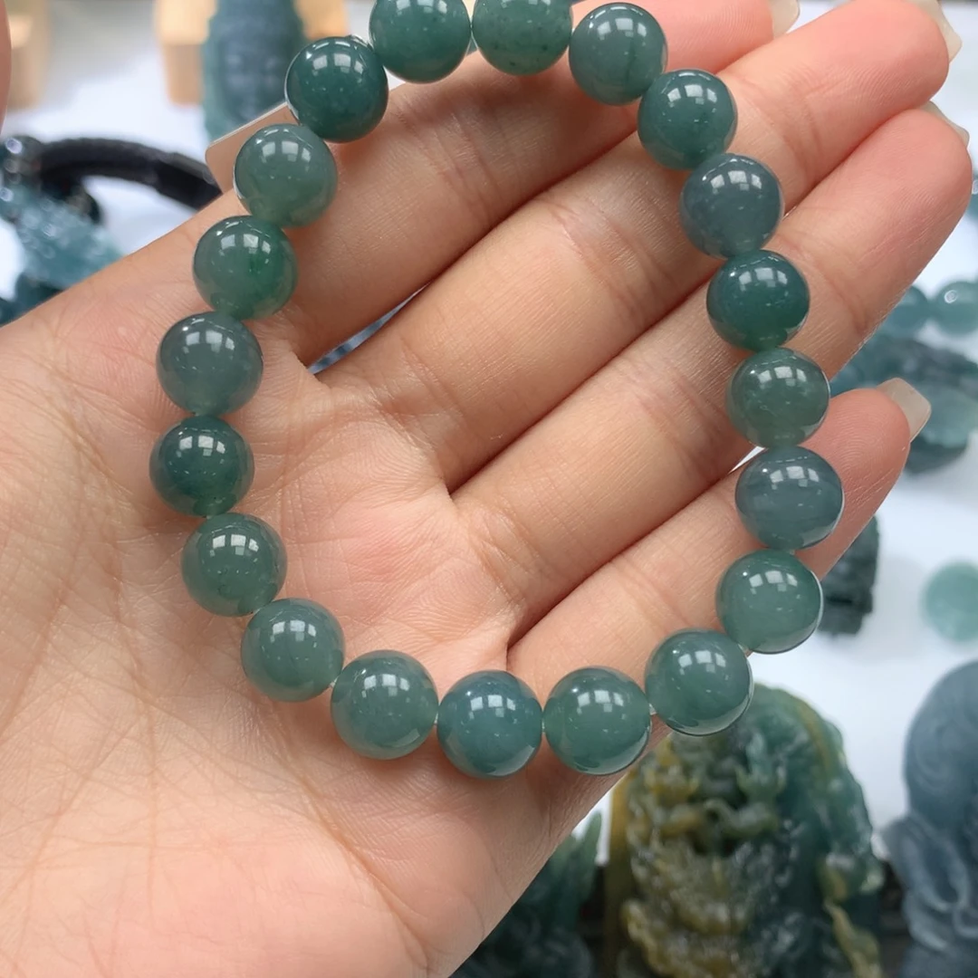 颈饰未镶嵌翡翠天然翡翠