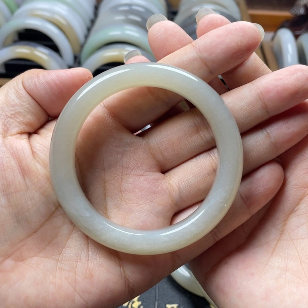 @***姐未镶嵌手镯和田玉分2单