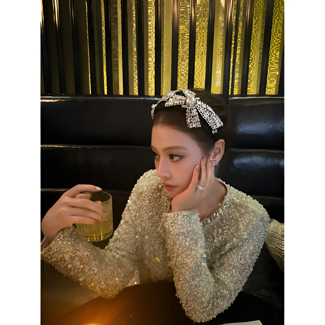 【袁小姐】星光点点 设计感水钻镶边重工别致高级感小香风外套-817