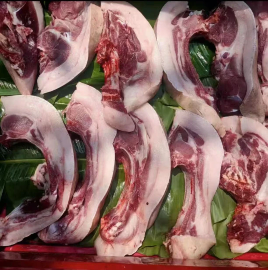 大别山 黑毛土黑猪肉 新鲜肋条肉