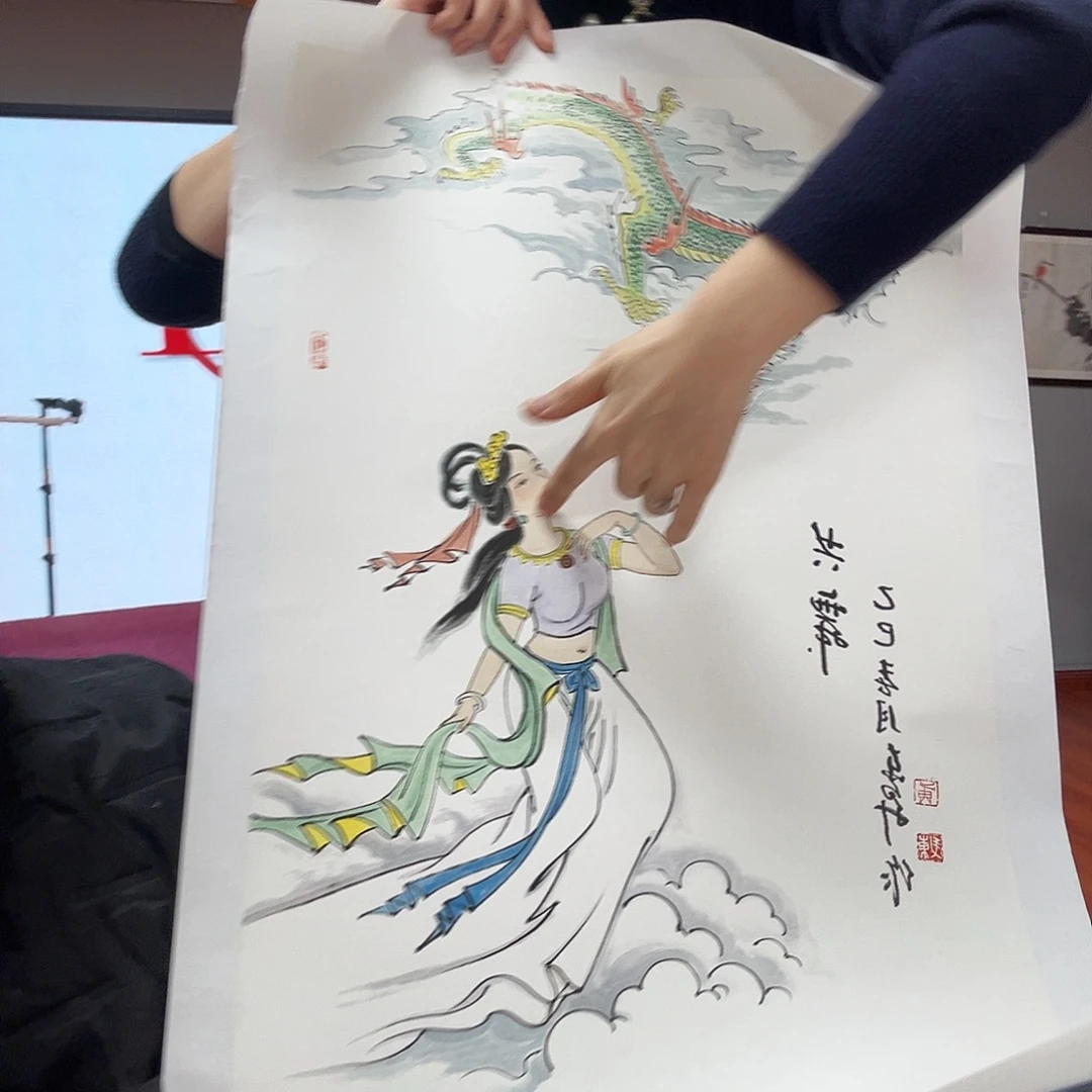 书法lds老师亲笔手绘