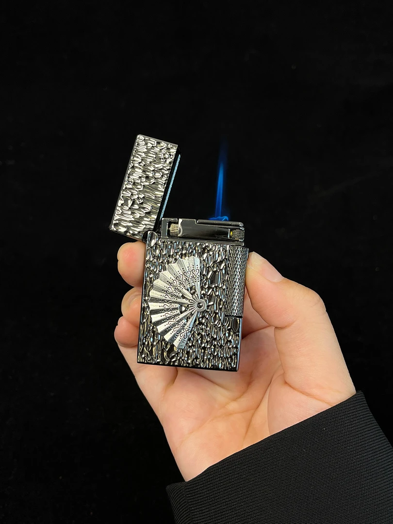 【Dimo】原创高颜值手作打火机双火焰扇砂轮送男友生日情人节礼物