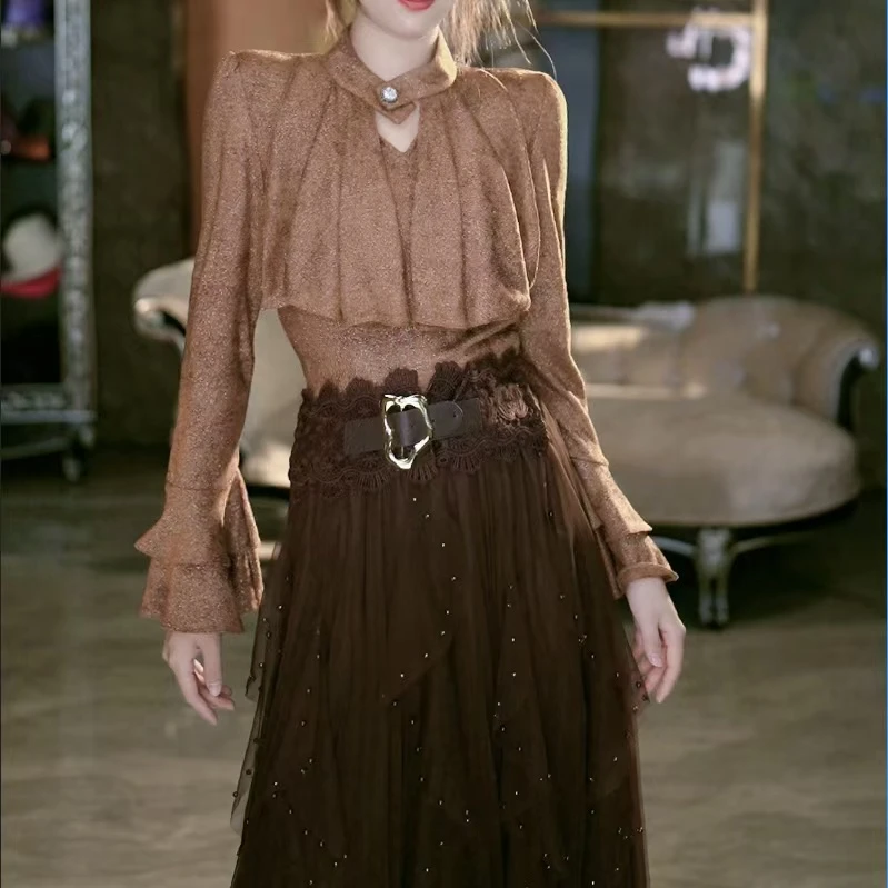 12.10【腰间艺术】重工气质纱裙