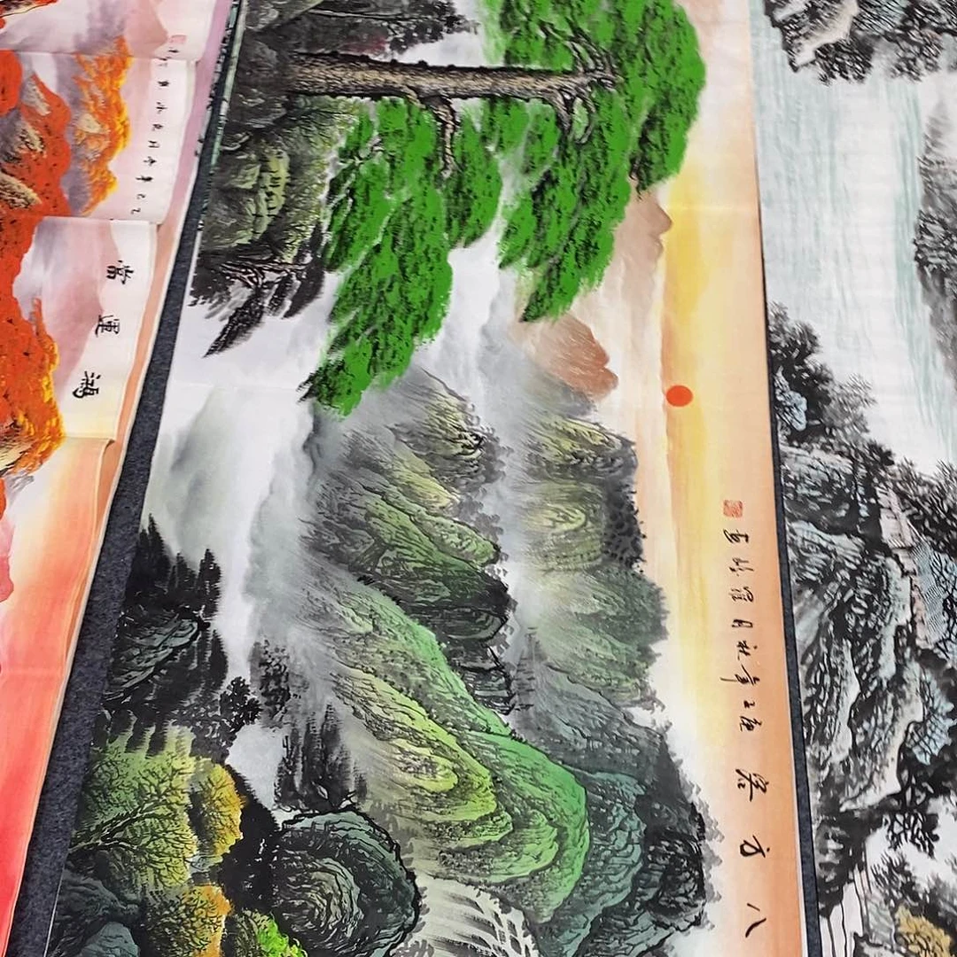 国画画画真的画画画