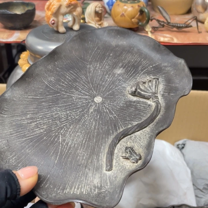 紫砂中古工艺品摆件