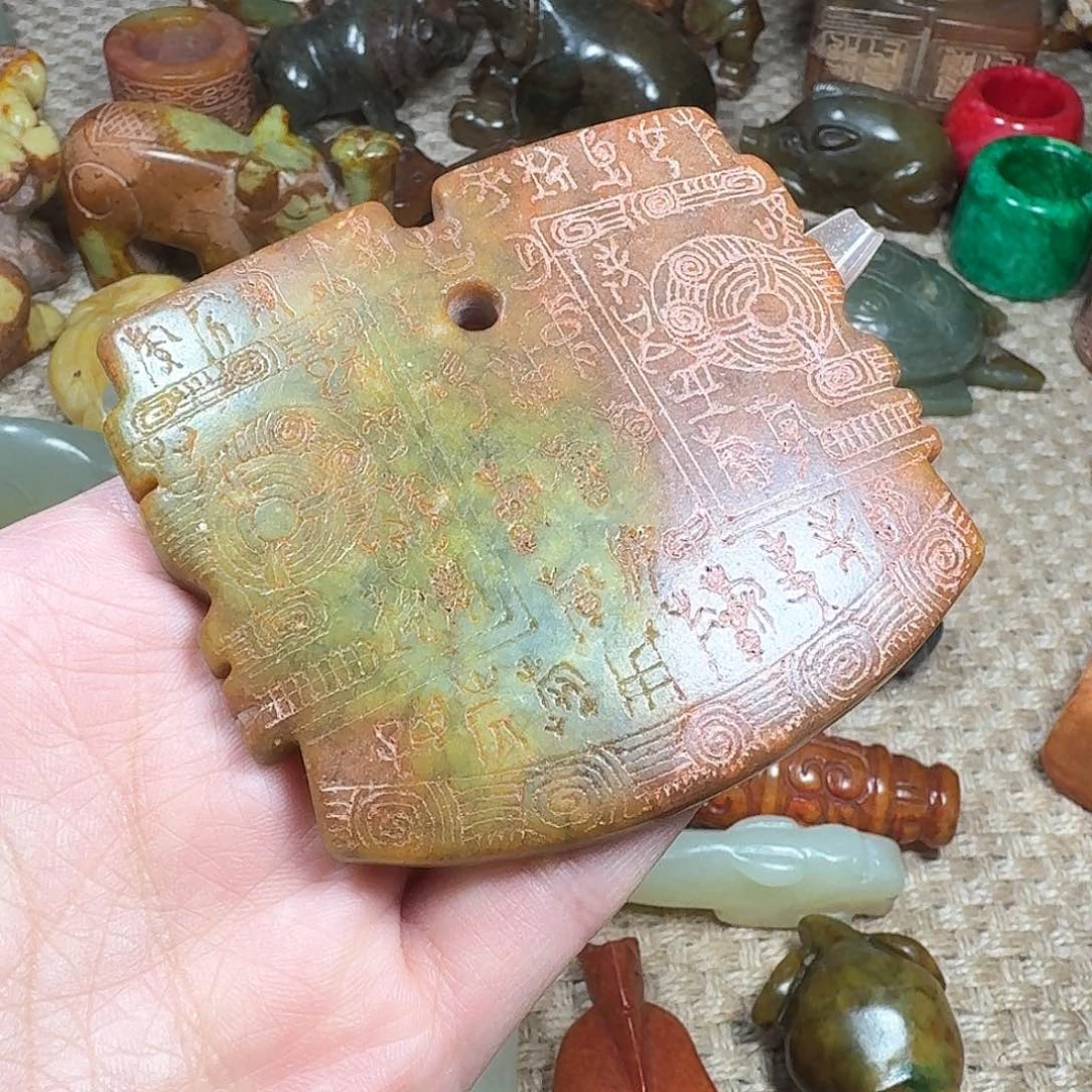 白玉菩提吊坠挂件