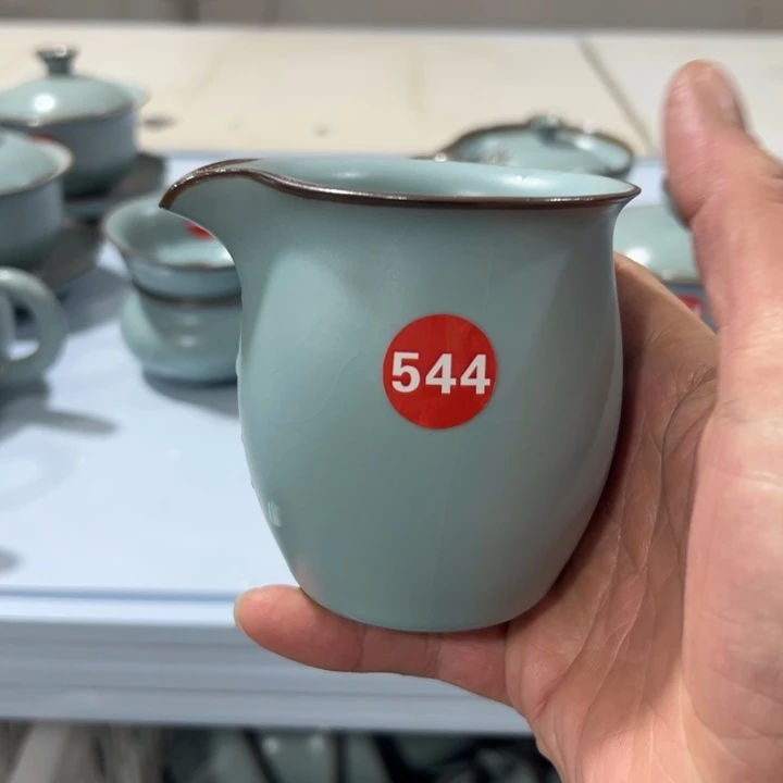 微瑕陶瓷茶壶茶杯家用