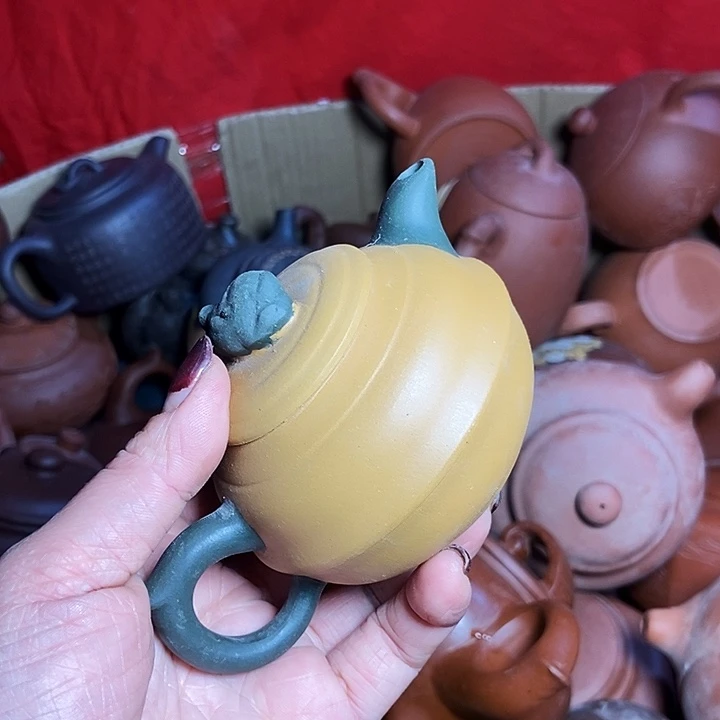 全手工制作宜兴紫砂茶壶