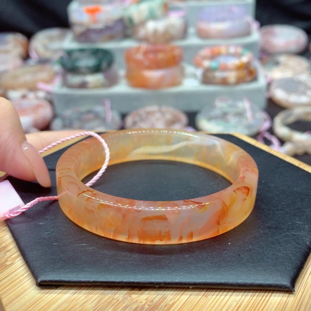手镯玛瑙/玉髓未镶嵌丽*不退不换66