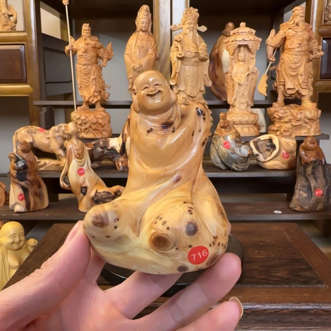 崖柏小木匠艺雕一物一拍