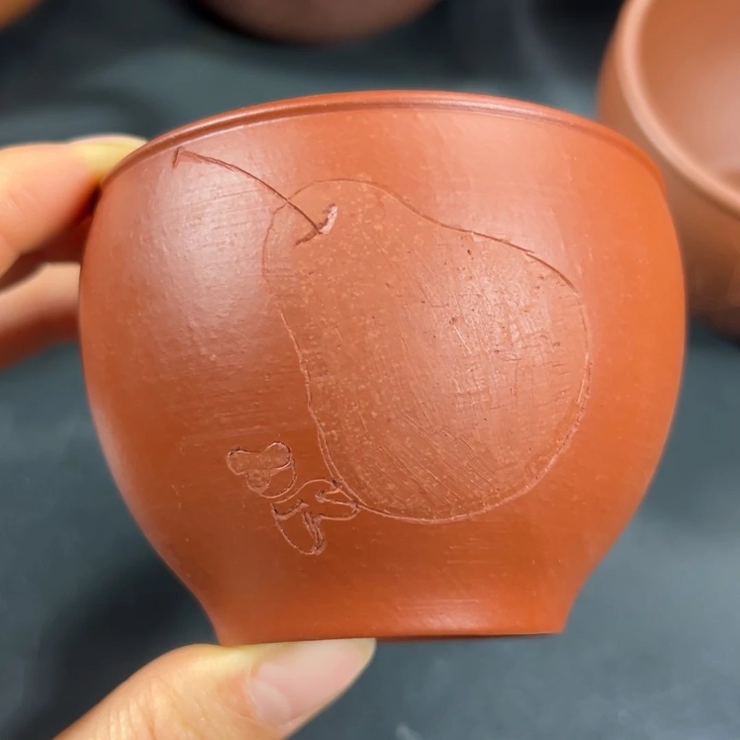 紫砂茶杯微瑕不退不换