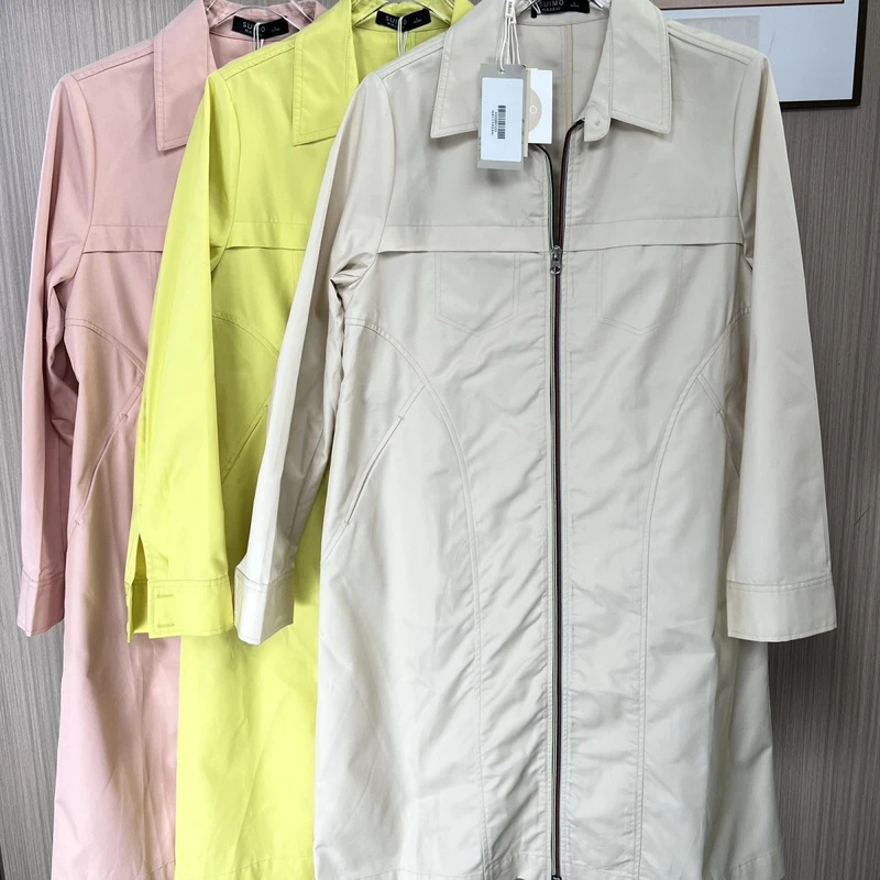 5589欧货熙家品牌撤柜女装春秋新款时尚气质风衣中长款外套