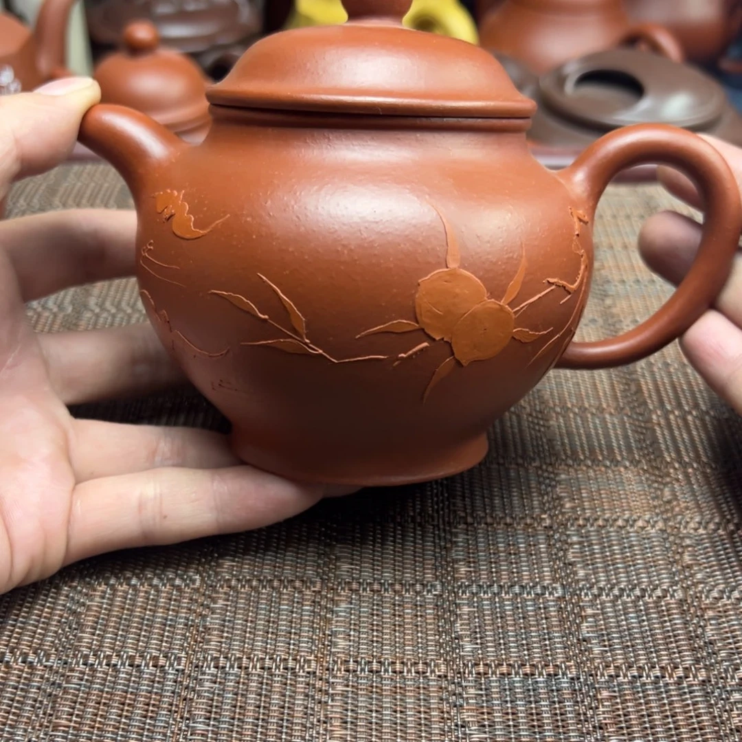 茶壶紫砂宜兴原矿紫砂壶420毫升容量