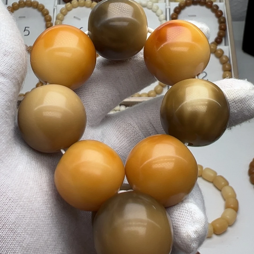 有***?菩提根/象牙果手串卡24手捻7颗菩提根S39