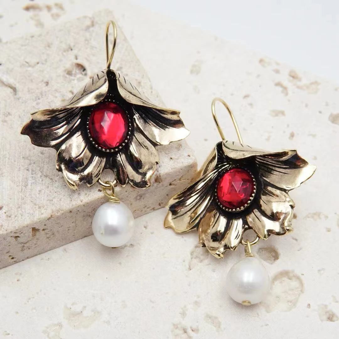 铜合金耳饰 铜合金耳饰 翡冷萃 佛罗伦萨安娜奶奶家 耳饰 N111