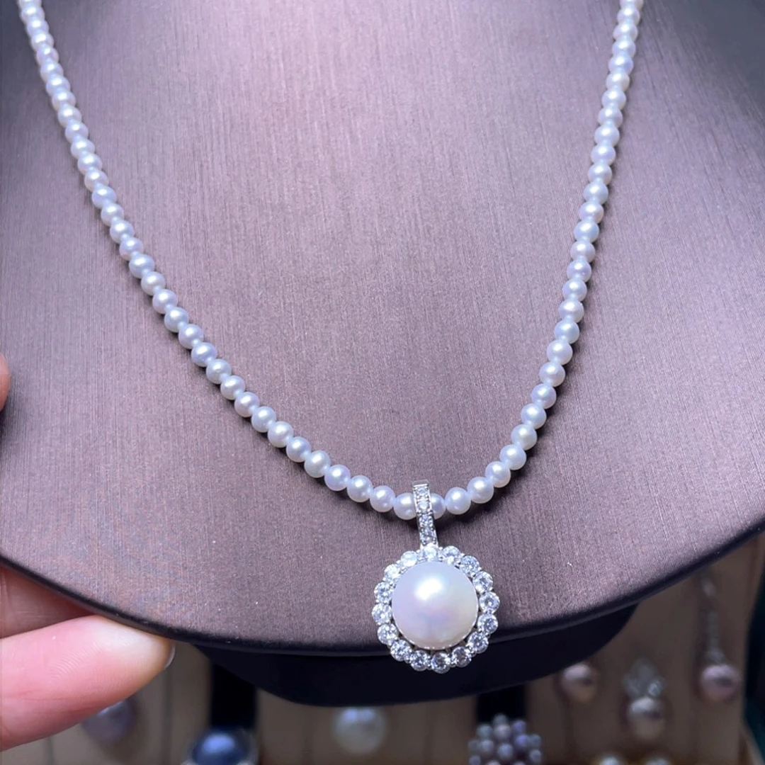 银S925镶嵌其他淡水珍珠