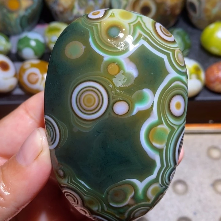 未镶嵌玛瑙/玉髓珠宝半成品10