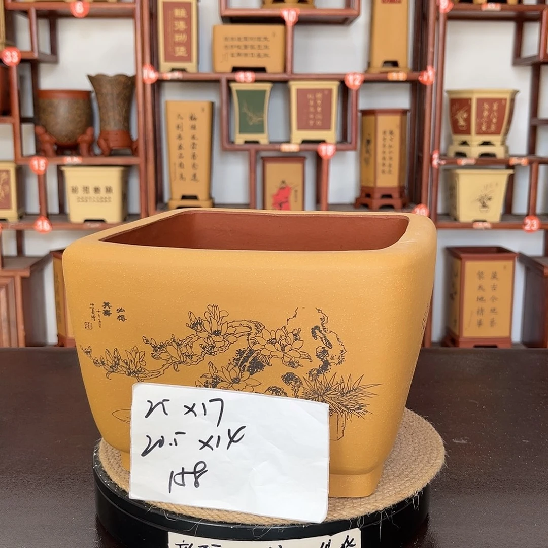 紫砂花盆紫砂花盆