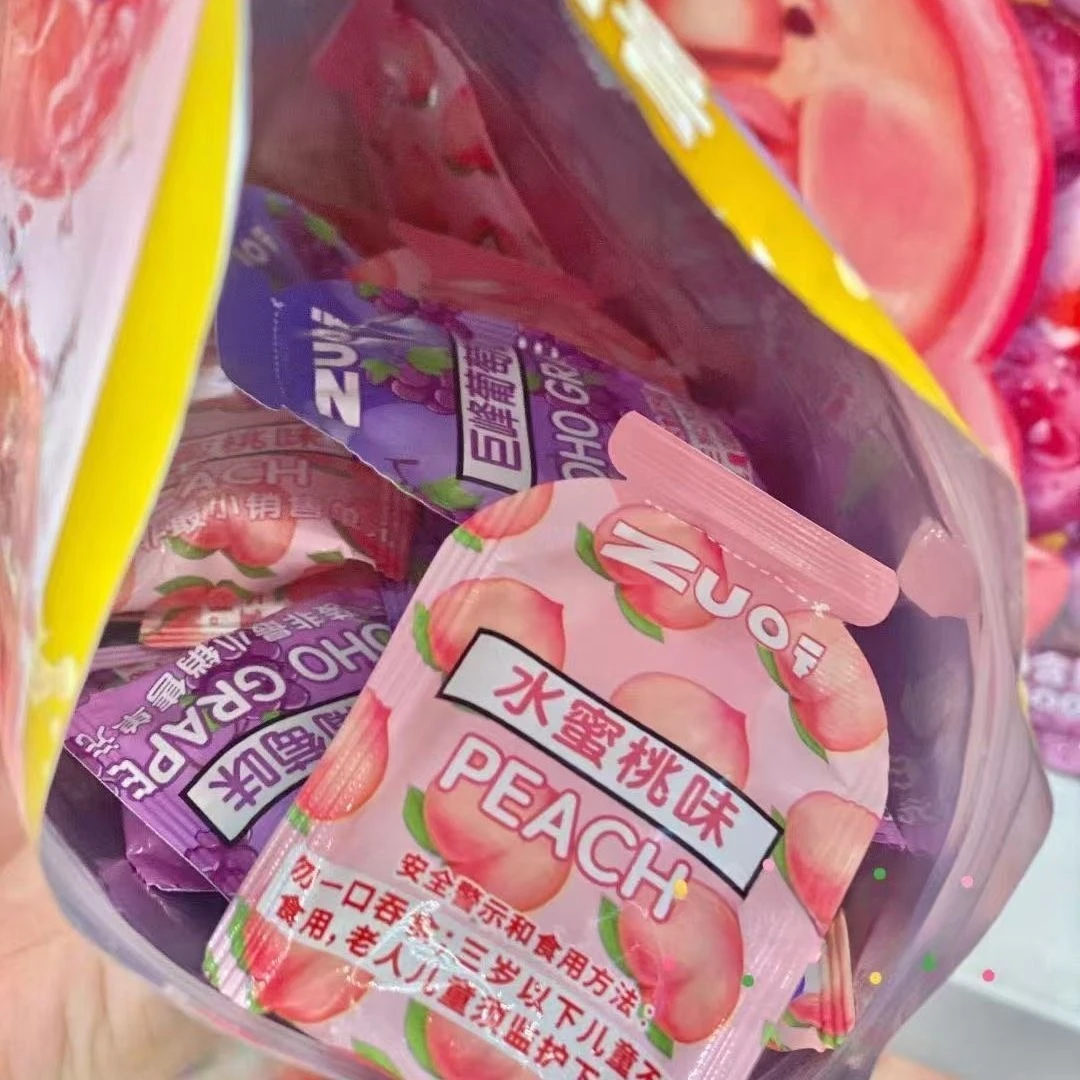 【屁桃果冻对对碰】屁桃混合口味0脂低卡果汁蒟蒻果冻解馋休闲零食