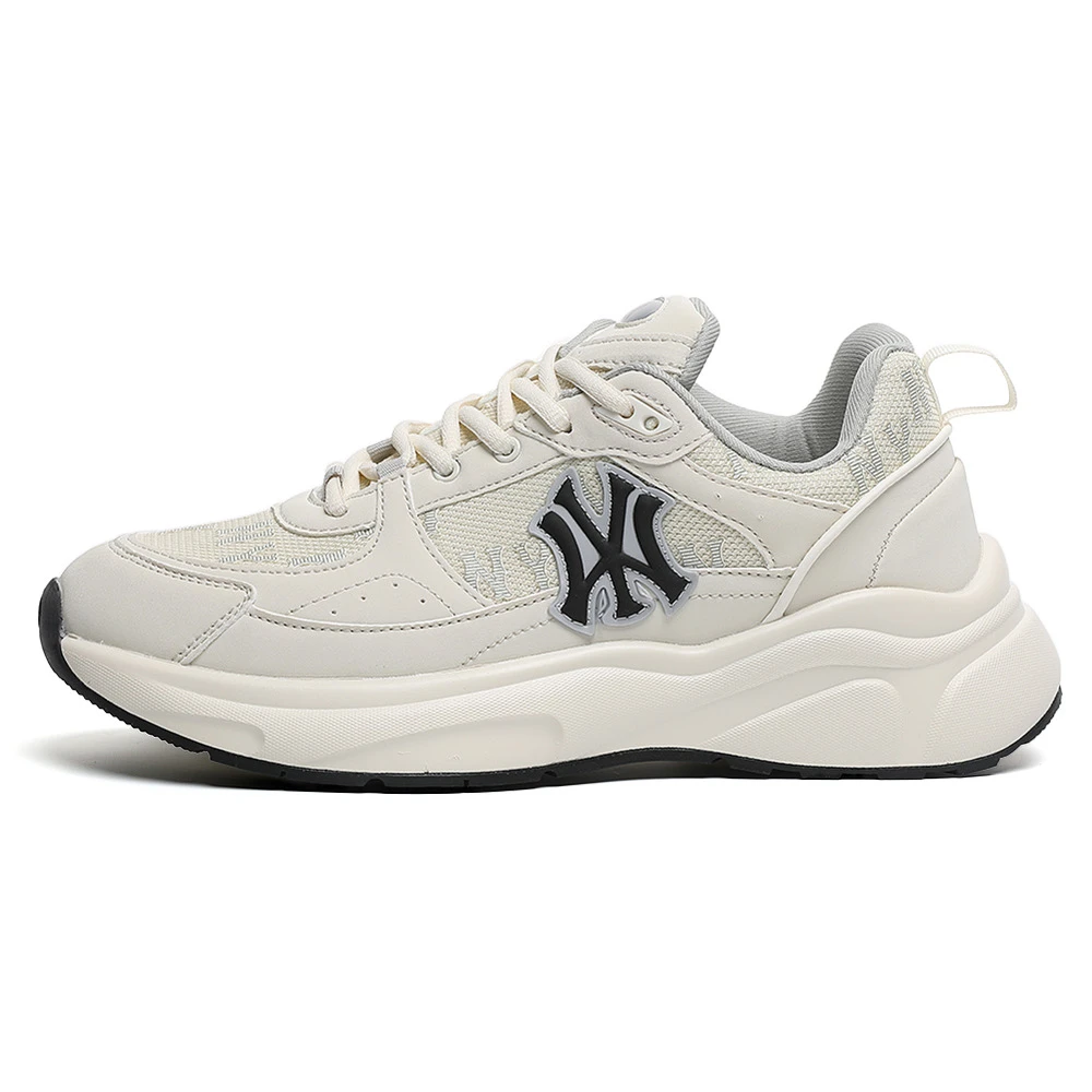 轻盈软弹健步鞋透气运动鞋女款夏季高帮厚底情侣网面板鞋