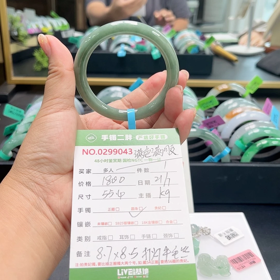 翡翠手镯未镶嵌多人