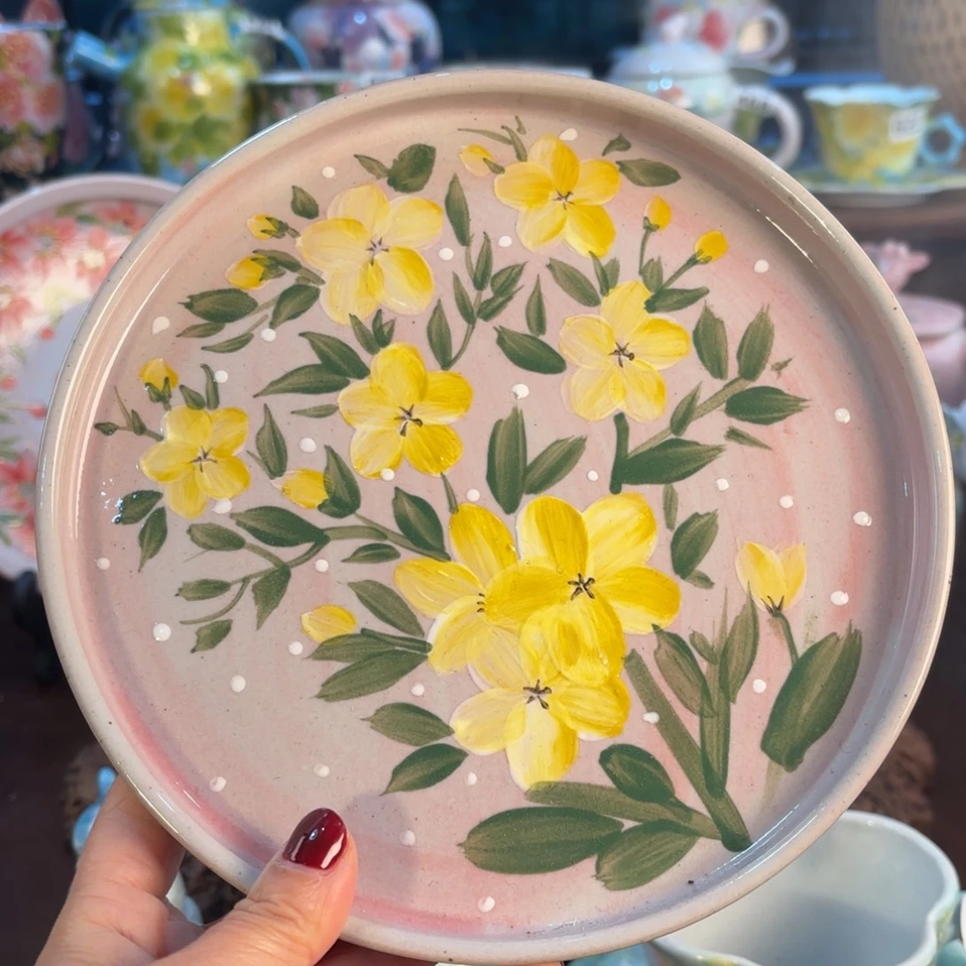 景德镇手绘高温釉下彩陶瓷茶具