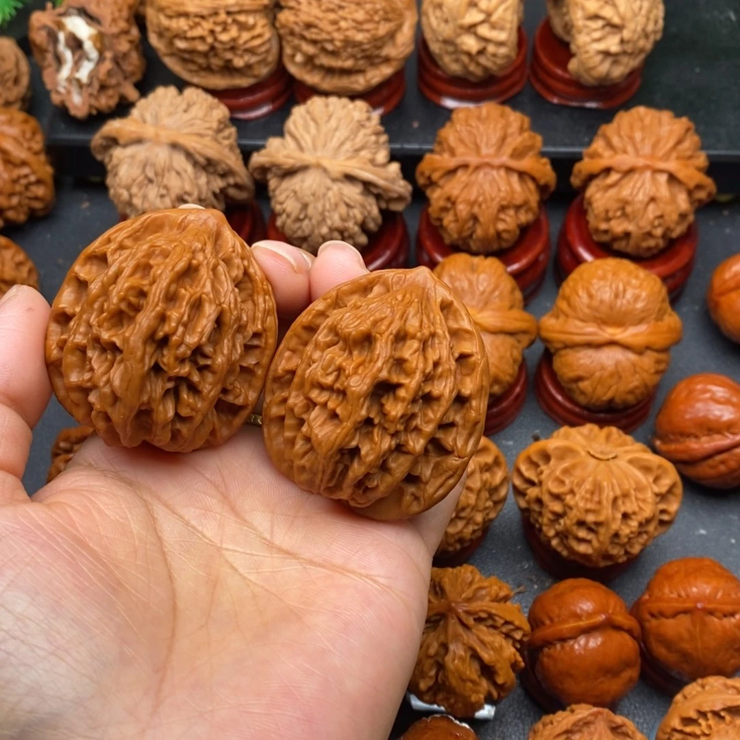 把件文玩核桃42虎头