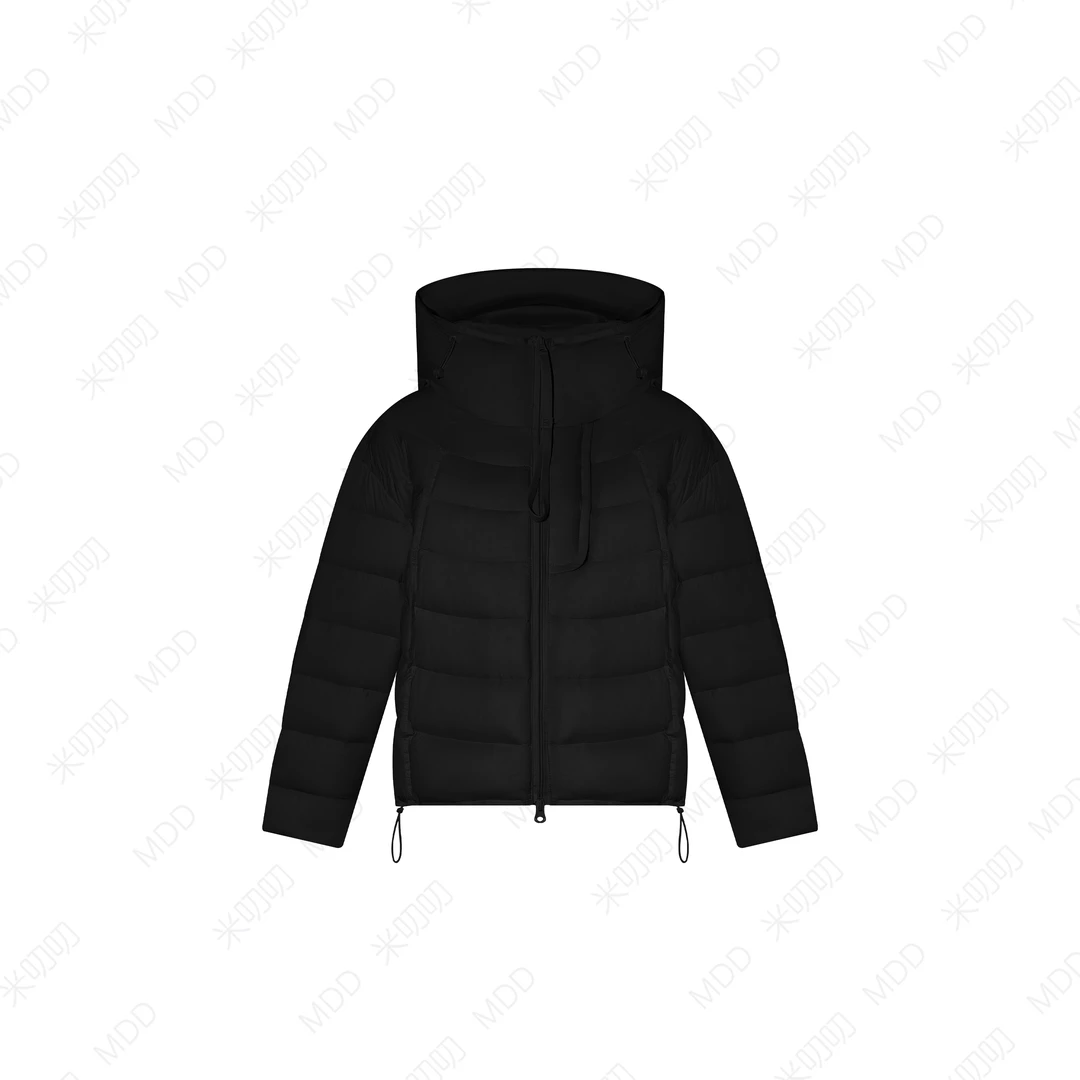 【小芒果】泡芙连帽排骨款羽绒服短款宽松休闲小个子面包服25888