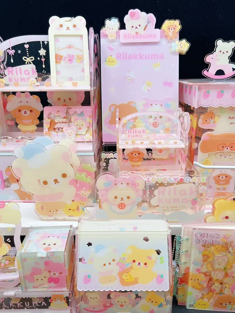 轻松熊亚克力手工组装diy贴片冰箱贴小抓夹贴片