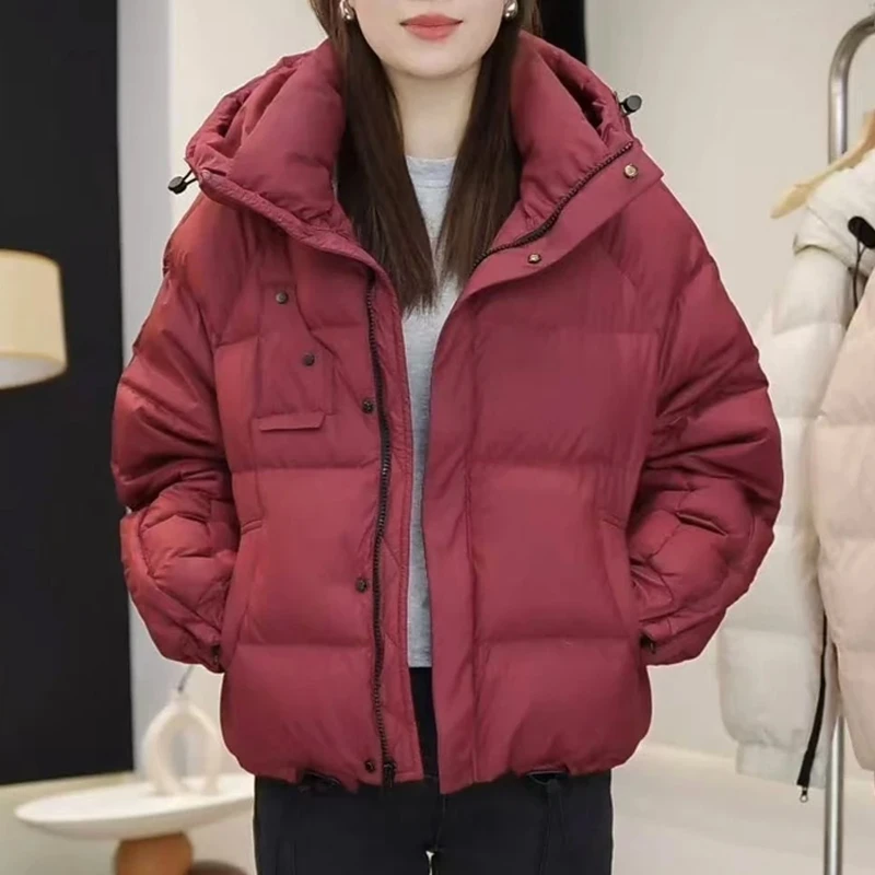 爆款棉服外套女秋冬季2026今年流行小个子保暖加厚时尚百搭面包服