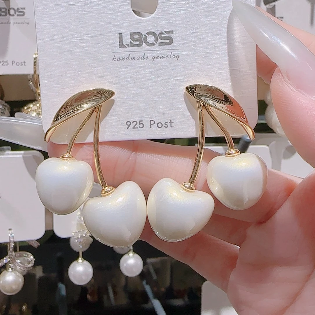 锆石铜合金925银耳环