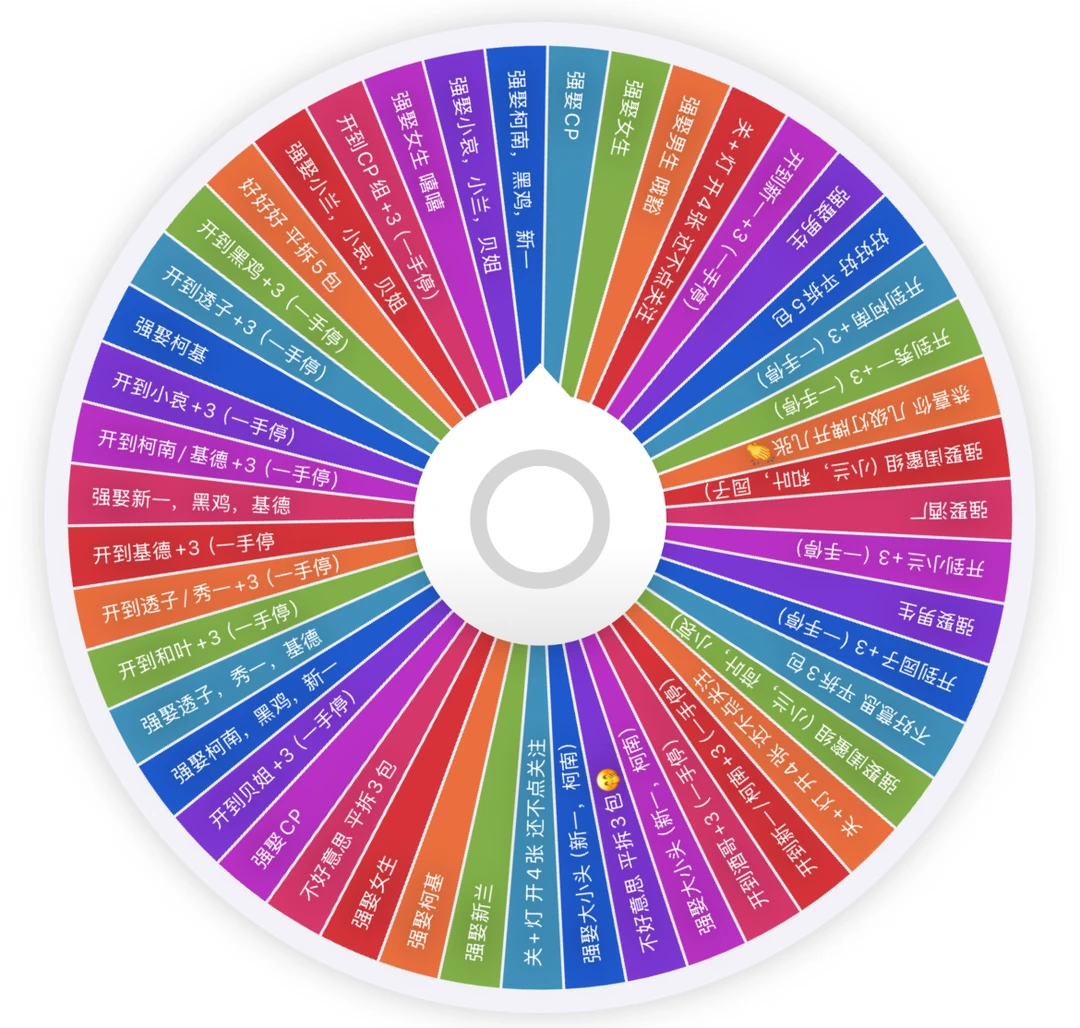 橙子【色纸大转盘】名侦探柯南系列色纸【主播代拆】