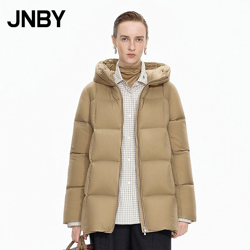 【商场同款】JNBY/江南布衣25冬新品羽绒服宽松连帽5X0C10200