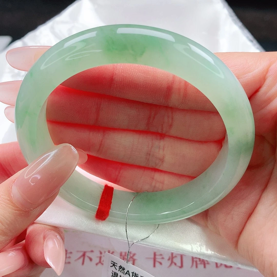 未镶嵌手镯翡翠58圈