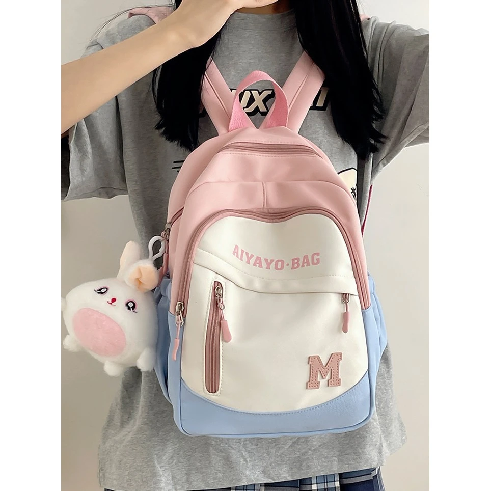 双肩包女孩外出小背包时尚百搭潮流休闲韩版日系小清新轻便高级感
