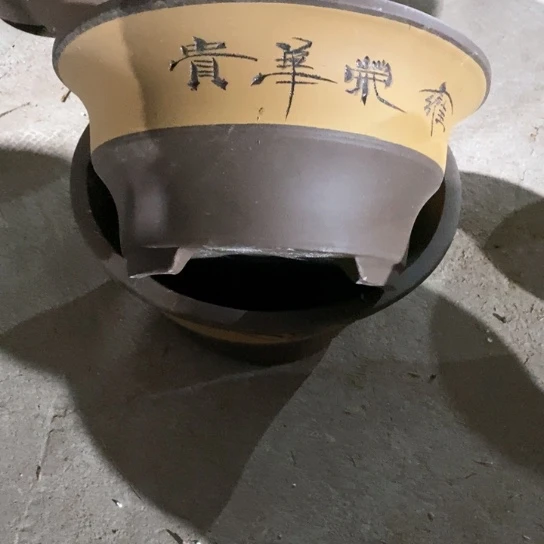 紫砂花盆110-3。38-19