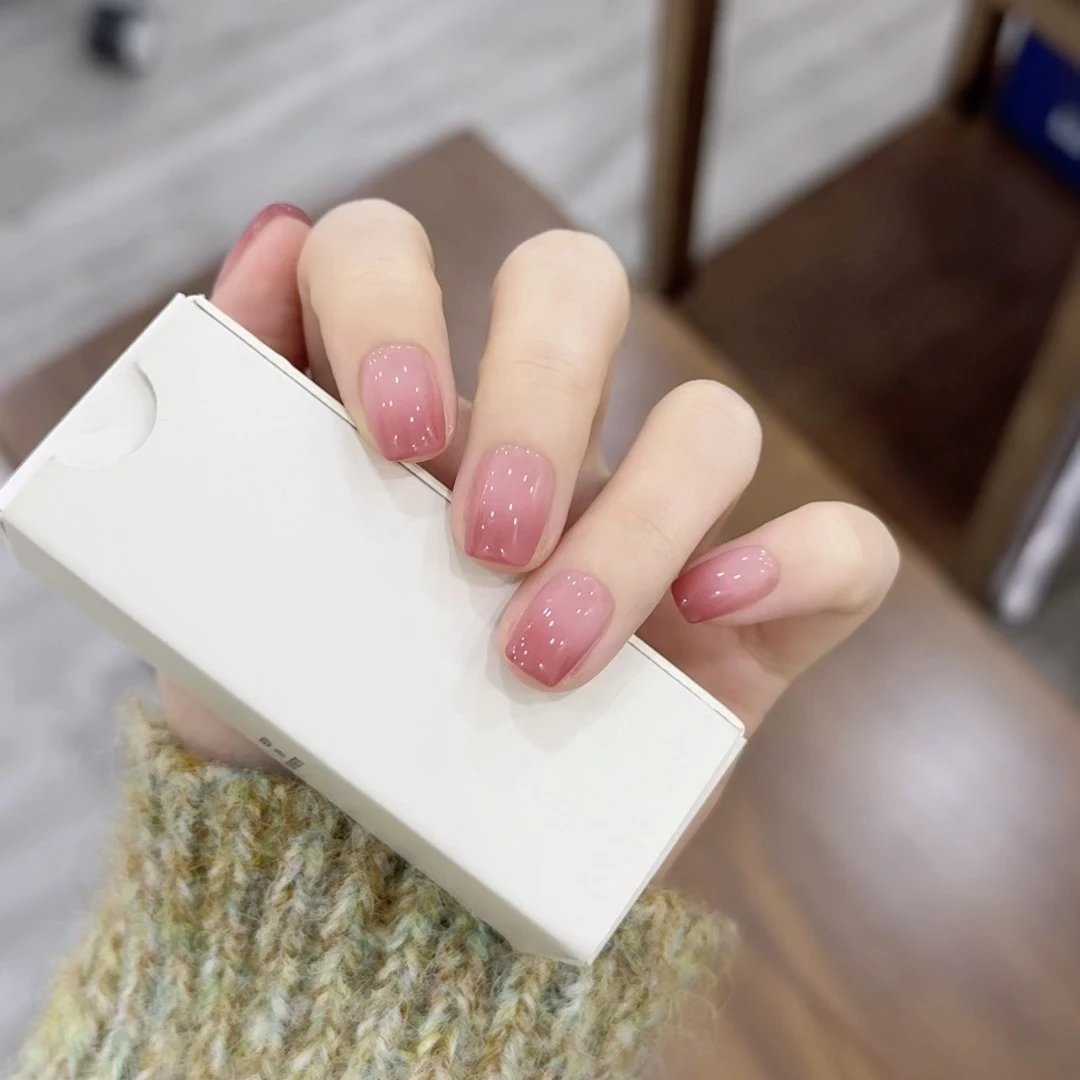 茉哉【奶芙泡泡】纯手工定制拆卸穿戴甲A4781