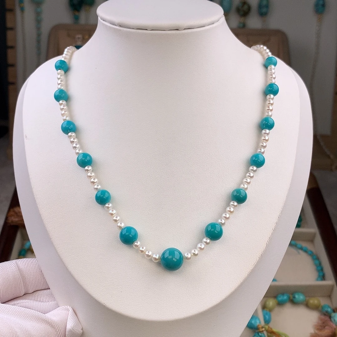 绿松石未镶嵌颈饰