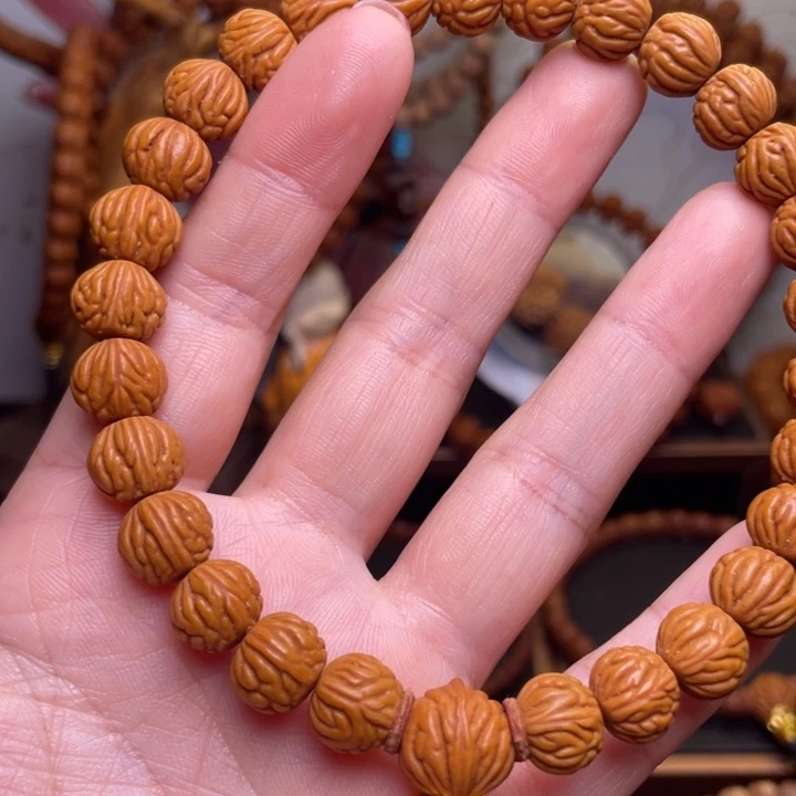 桃核吊坠龙文桃核