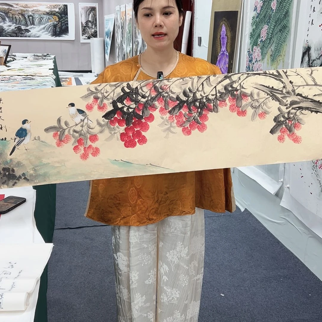 国画宣纸国画纯手绘作品