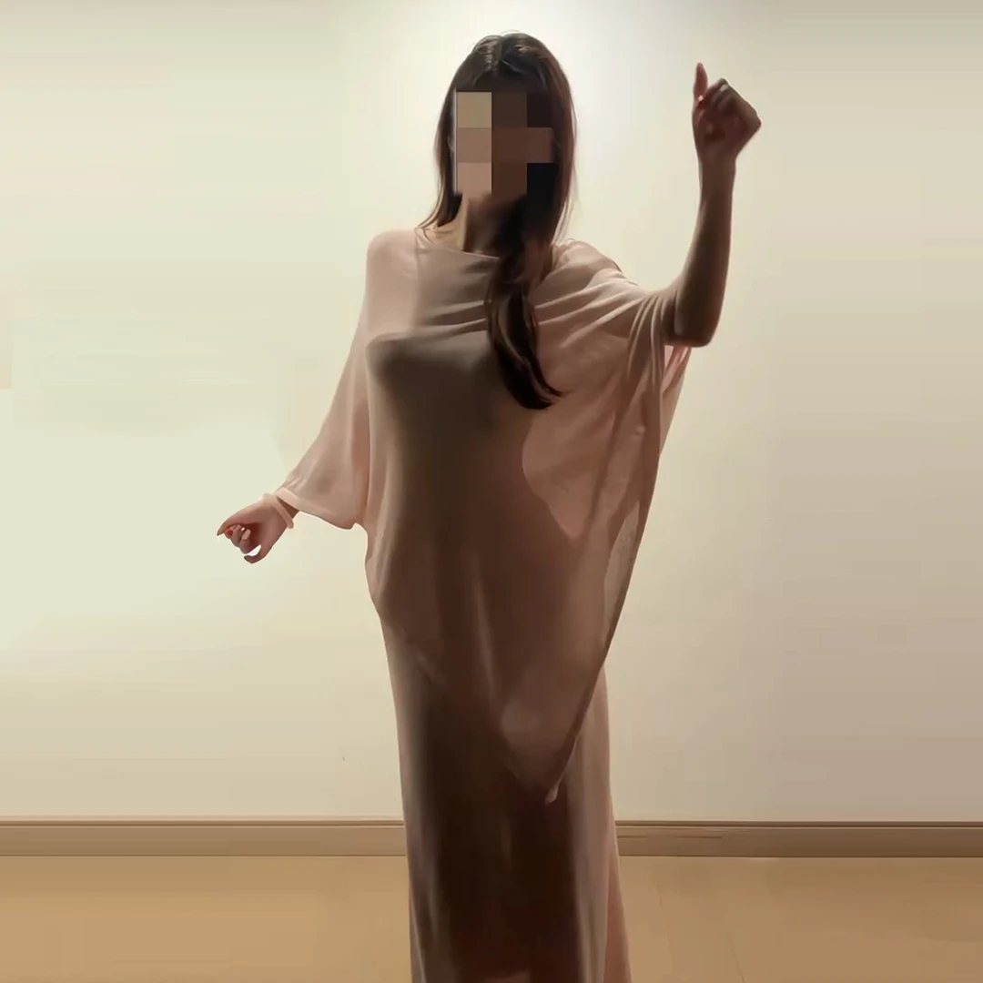 法式气质紫色长袖连衣裙子女早秋季2025新款韩系穿搭一整套装长裙