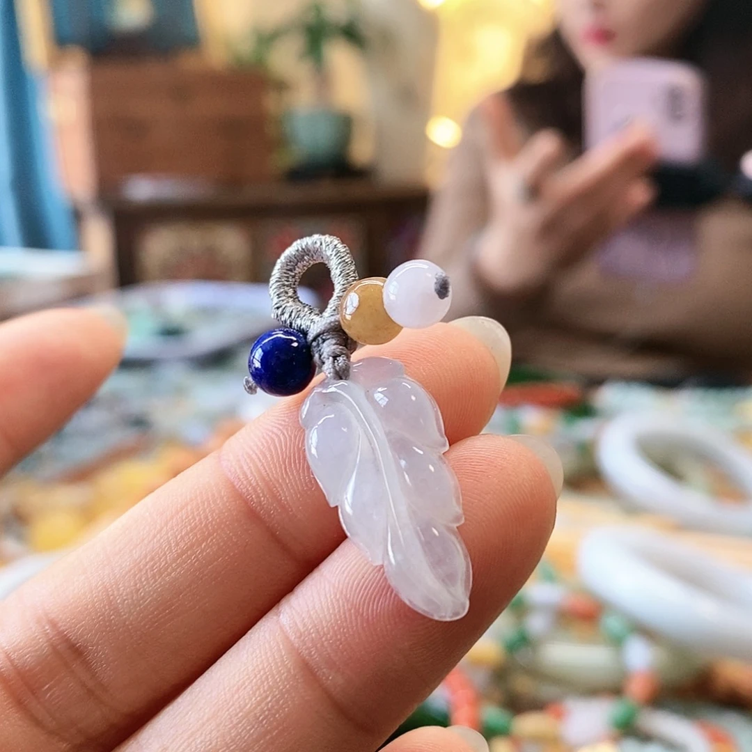 翡翠颈饰未镶嵌翡翠挂件