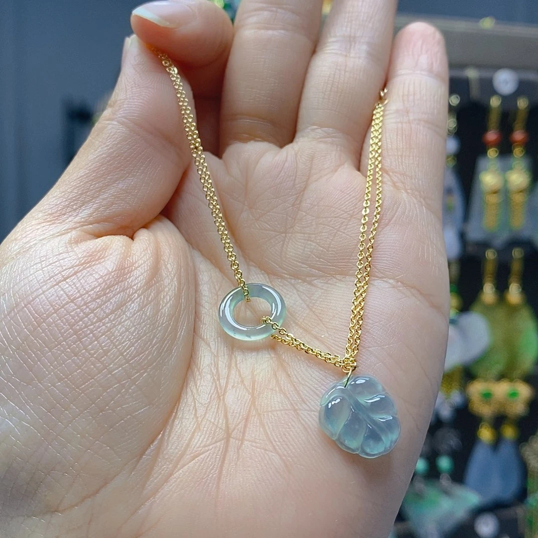 颈饰未镶嵌翡翠翡翠