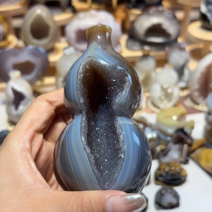 瑜***未镶嵌大型摆件（非配饰）水晶葫芦