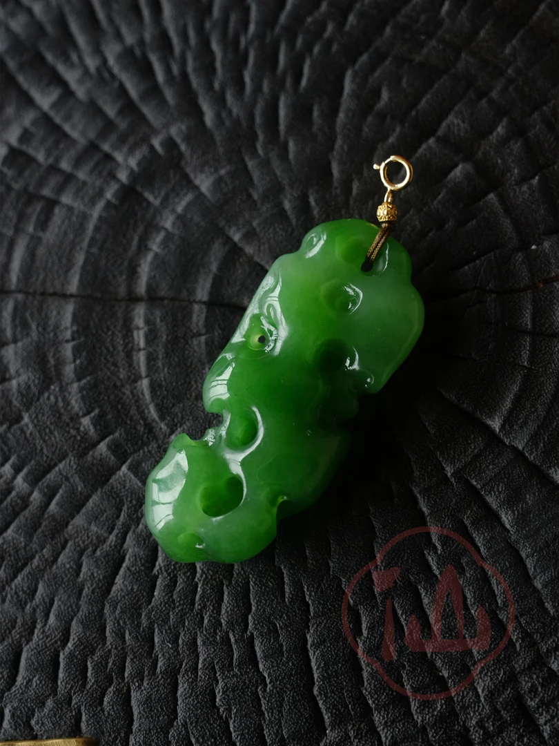 袖里奇珍丨和田玉·吊坠 D25112144J 18K金多样性发其一