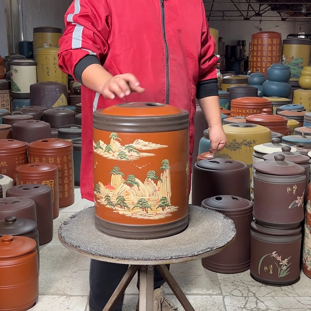 紫砂茶叶罐茶叶罐