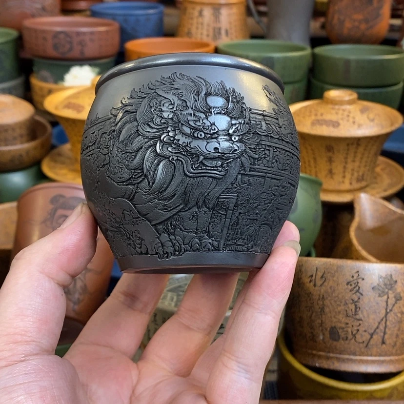 【闪购商品】紫砂杯子宜兴全手工紫砂杯