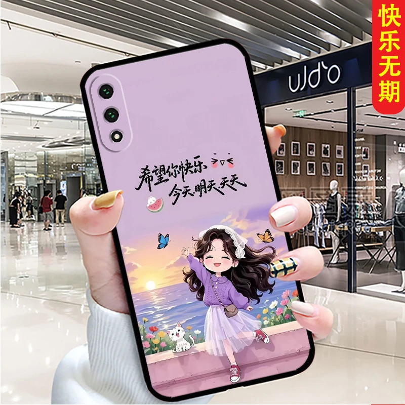 适用华为畅享10手机壳ART-AL00x女新款卡通个性男硅胶软壳防摔