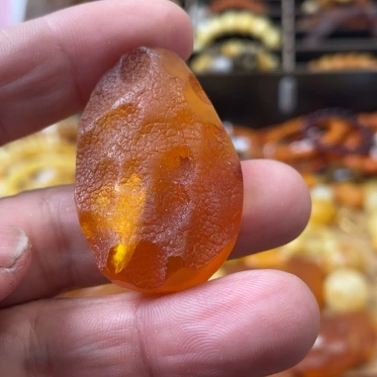 手链琥珀未镶嵌吊坠